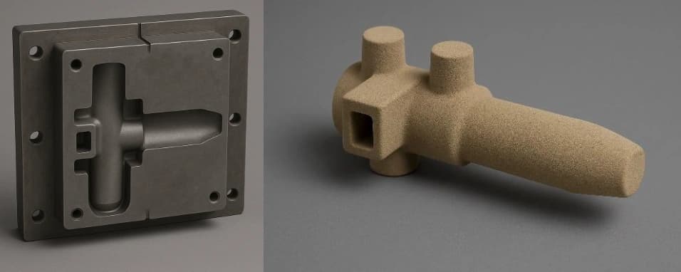 Πυρήνας χύτευσης τυπωμένος σε 3D — μειωμένο κόστος