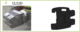 Μάζα τρακτέρ Claas 52 κιλά δεξιά - CL52D