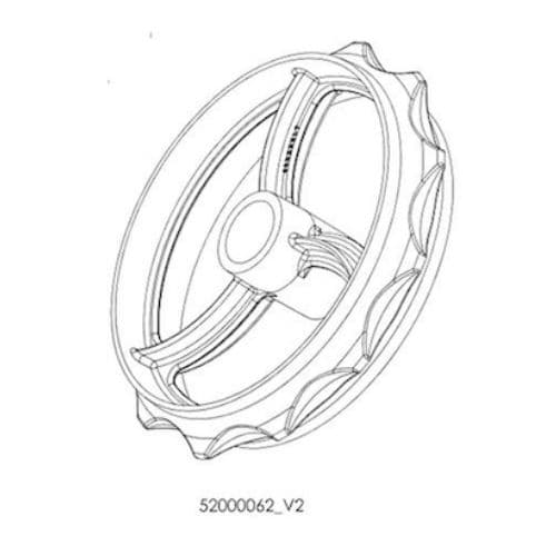 Ρολό Cambridge δόντι Ø 500 - 52000062_V2